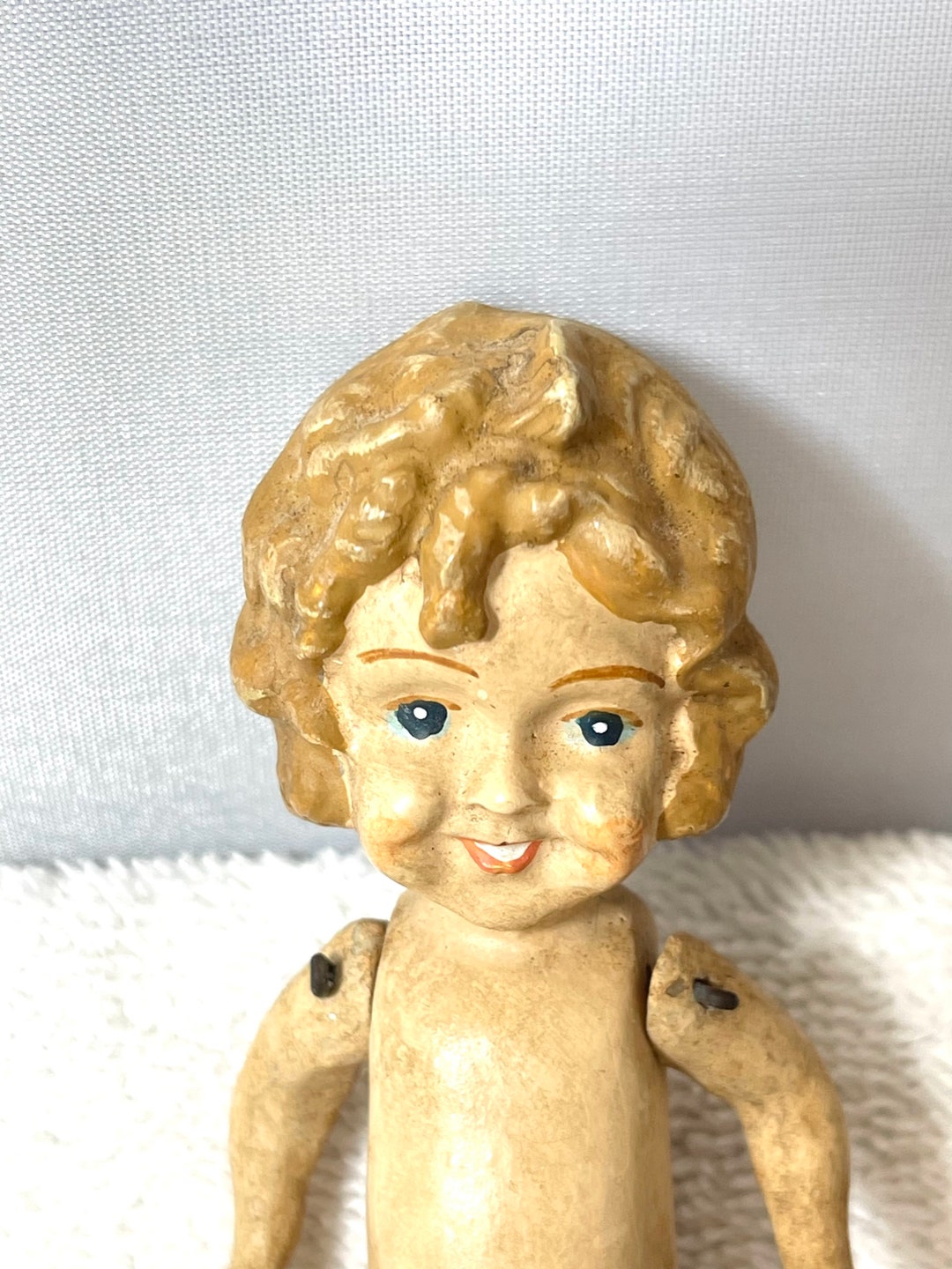 Vintage Dollhouse Doll Shirley Temple 4.5 Tall Etsy
