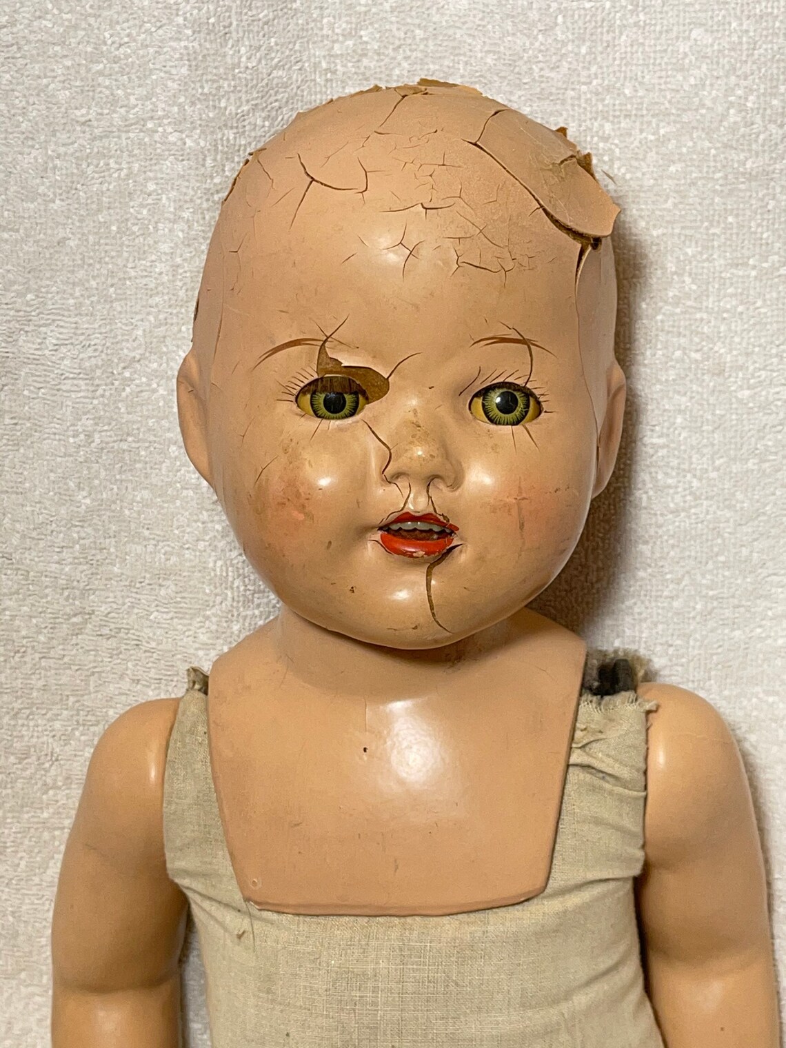 Vintage Composition Doll for Repair Unmarked 24 Tall Etsy