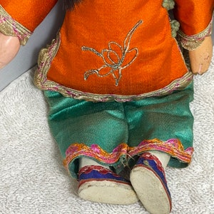 Vintage Chinese Doll 9.5 Tall Unmarked image 10