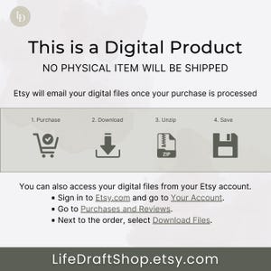 Time Management Tools, Digital Planner Inserts (printable PDF Template ...