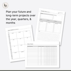 Project Management Tools, Digital Planner Inserts (printable PDF ...