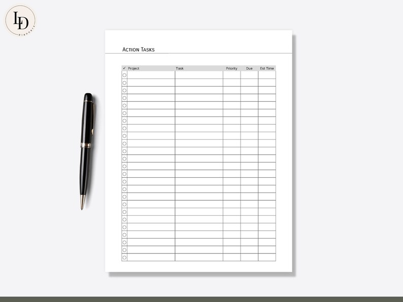 Prioritizing Worksheets Productivity Planner Inserts - Etsy