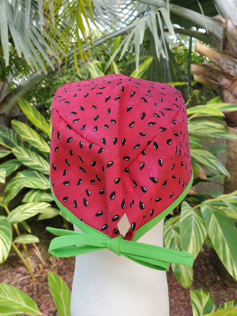 Sweet and Spicy Themed Surgical Scrub Cap Watermelon Novelty Etsy