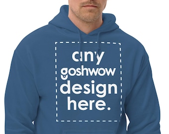 Custom Hoodie Gildan 18500 GoshWow Personalized Gift Customizable Hoodie