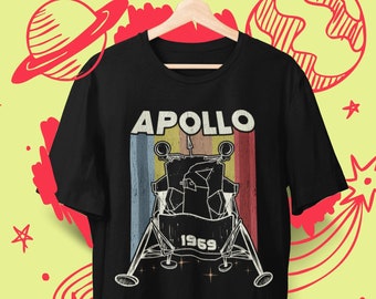 Moon Landing Apollo 11 First Lunar Landing T-shirt, Outer Space Conspiracy Theory Funny Astronaut Shirt