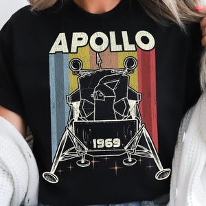 Apollo 11 Shirt Moon Landing Conspiracy T-Shirt Vintage Lunar Module Astronaut Gift