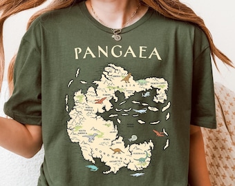 World Map of Pangea Shirt Reunite Pangaea Archeologist Gift Geology Global Warming Tee