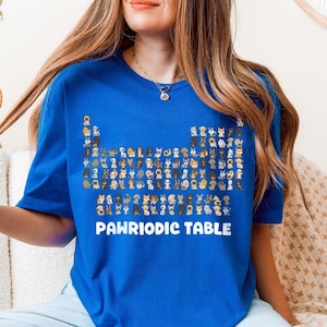 Periodic Table Shirt - Dog Chemistry Tee, Funny Science Gift For Teacher