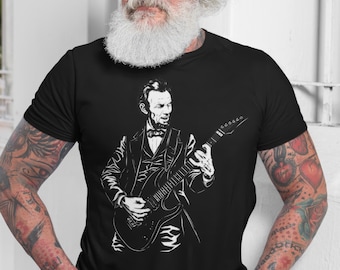 Abraham Lincoln Playing Guitar 250 Years Shirt 250th Anniversary Fathers Day Gift 1776 2026