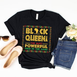Black Queen Shirt African American Mother's Day Shirt Black History Month African Queen T-shirt