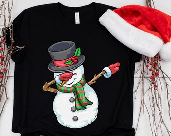 Dabbing Snowman - Etsy