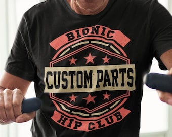 Bionische Hüfte Ersatz-Shirt Genesung Post-Chirurgie Geschenk Orthopäde Chirurg Physiotherapeut T-Shirt