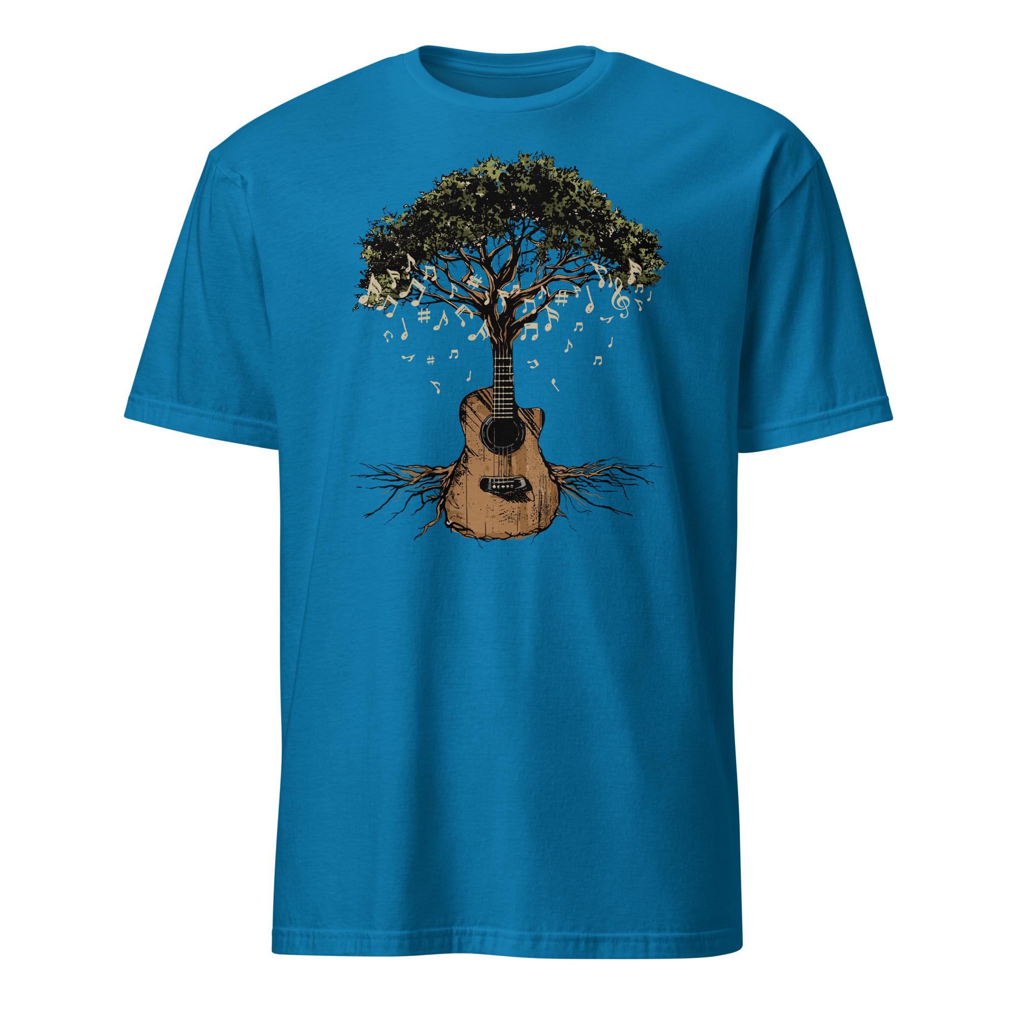 Tree of Life Acoustic Guitar Player Shirt Music Teacher T-shirt 