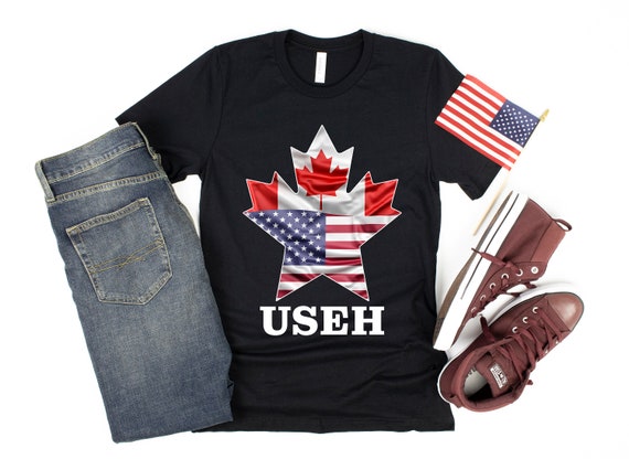 Canadian American Shirt Usa Canada Flag Maple Leaf Shirt Canadian American Shirt Usa Canada Flag Maple Leaf Shirt