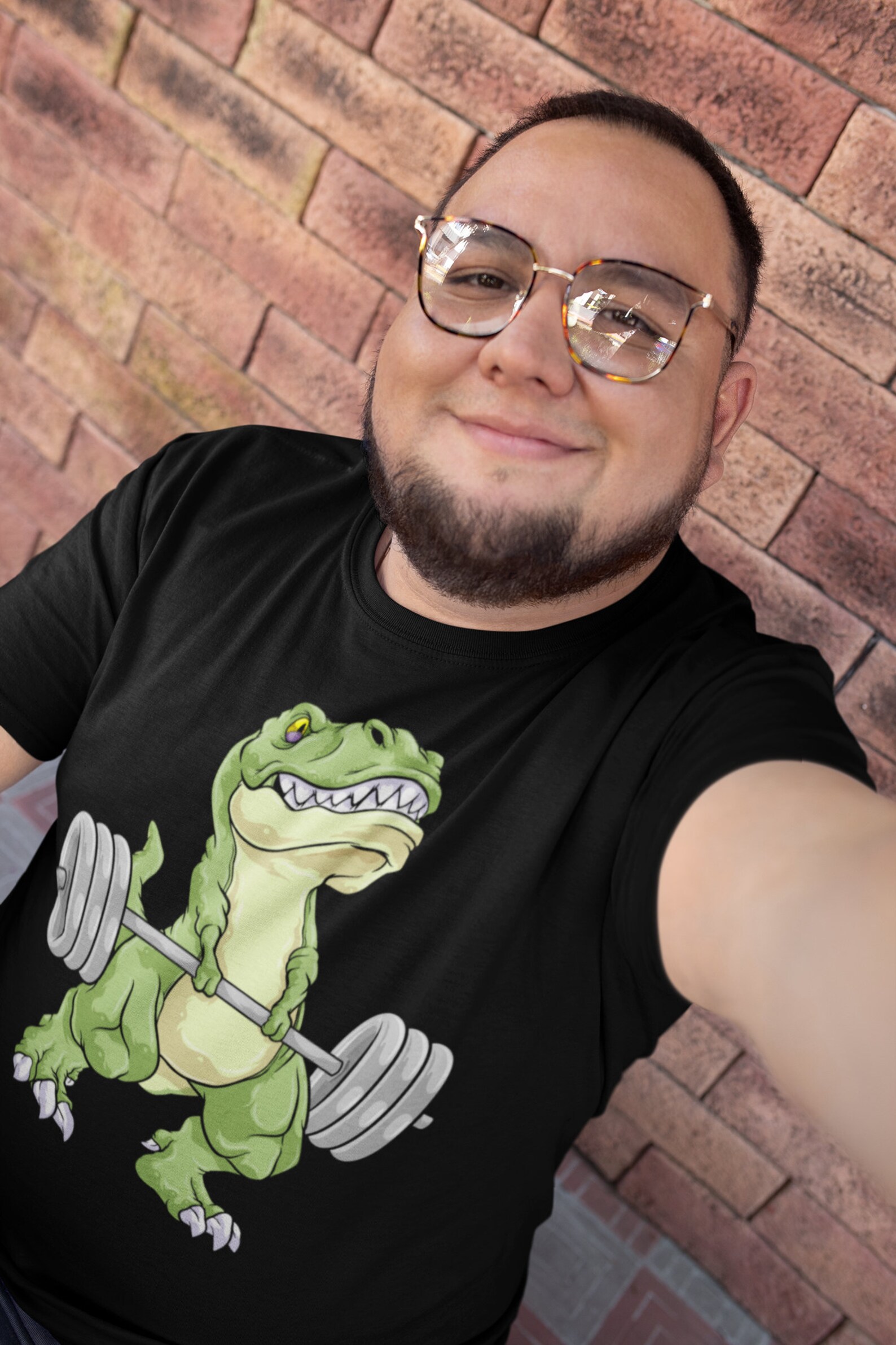 Funny Dinosaur Weightlifting Shirt, Dinosore, Cute Trex Gym Tee