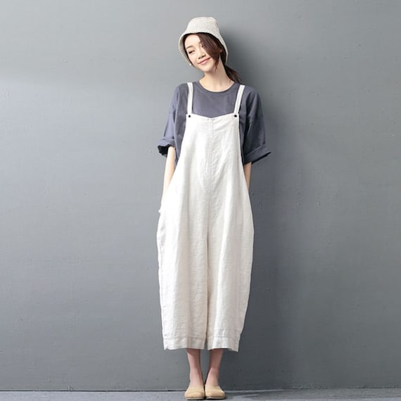 long linen jumpsuit