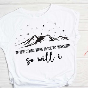 If the stars were made to worship so will I svg, Christian t-shirt Svg, Religious Svg, God svg, Faith t shirt Svg, Jesus Svg, Bible Verse,