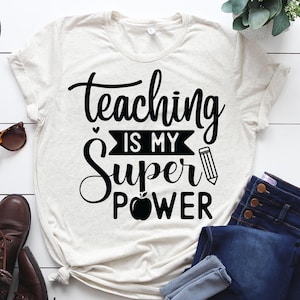 Teaching is my super power svg, Back to School svg Teacher svg quote, Teacher&#39;s power svg, Best Teacher quote svg, Teacher Cricut, Cut files