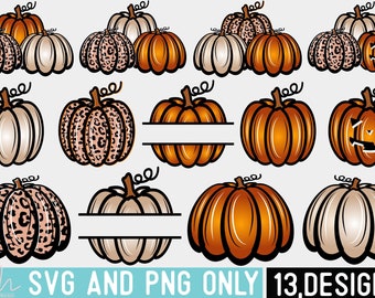Svg clipart citrouille, citrouille trio éléments svg, clipart citrouille trio, citrouille d'Halloween svg, trio de citrouilles de Thanksgiving, citrouille d'automne, Png et Svg