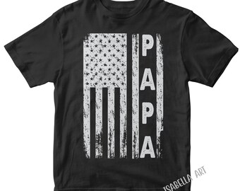 Download Papa Flag T Shirt Etsy