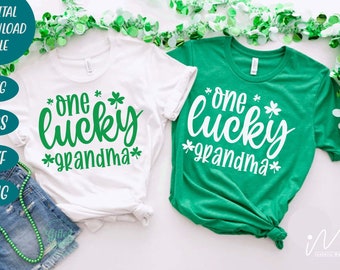 One Lucky grandma svg, lucky grandma svg,St Patrick's Day svg,St Patricks Day,St Patricks Day shirt,Shamrock Svg,Irish svg,Lucky svg,