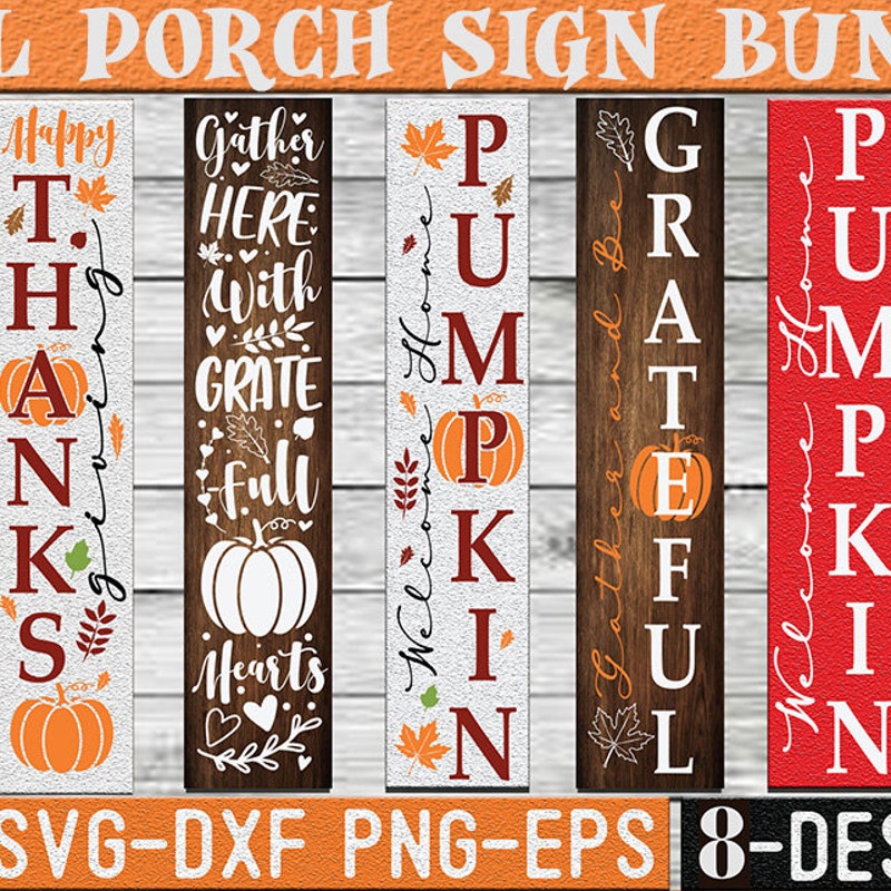 Fall Porch Sign - Etsy