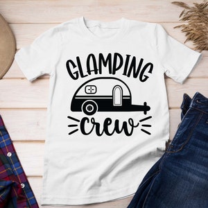 Glamping crew svg,Camping svg, Happy Camping, Camping Shirt, Happy Camping Svg, Happy Camper Svg,Camping t shirt svg, Camper Svg