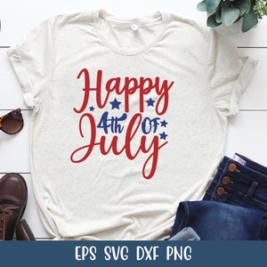 Happy 4th of July Svg, 4th July svg, Independence day Svg, USA Holiday, American Flag, 4th of July svg, 4th July t shirt svg image 6