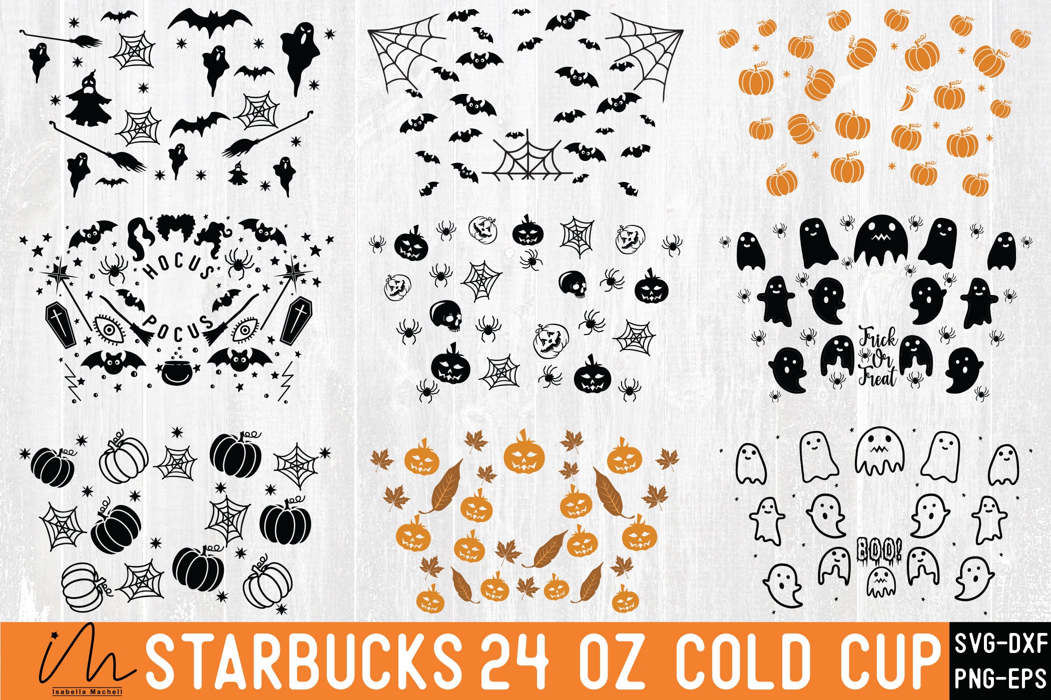 Hey Boo Halloween Starbucks Cold Cup – TG Custom Designs