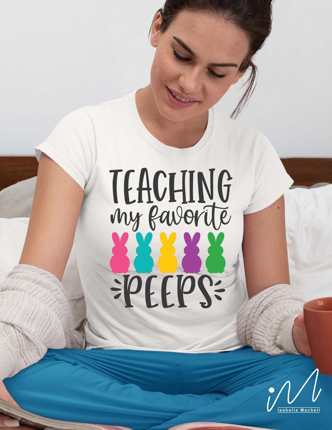Teaching My Favorite Peeps Easter Teacher T Shirt Teaching My Favorite Peeps Easter Teacher T Shirt