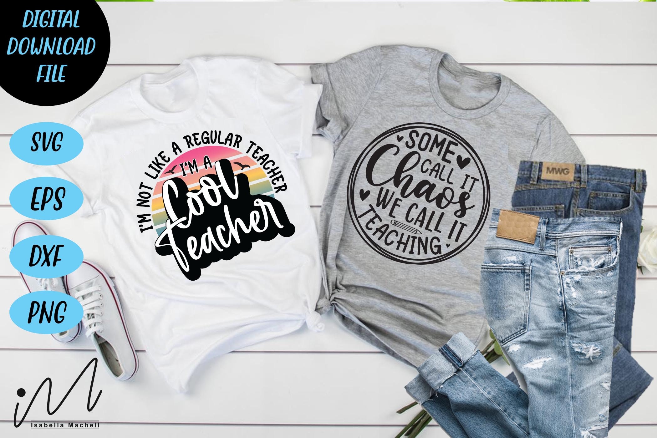Teacher Svg Bundle, Back to School Cut Files, Teacher T Shirt Svg ...