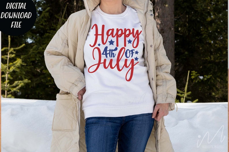 Happy 4th of July Svg, 4th July svg, Independence day Svg, USA Holiday, American Flag, 4th of July svg, 4th July t shirt svg image 3