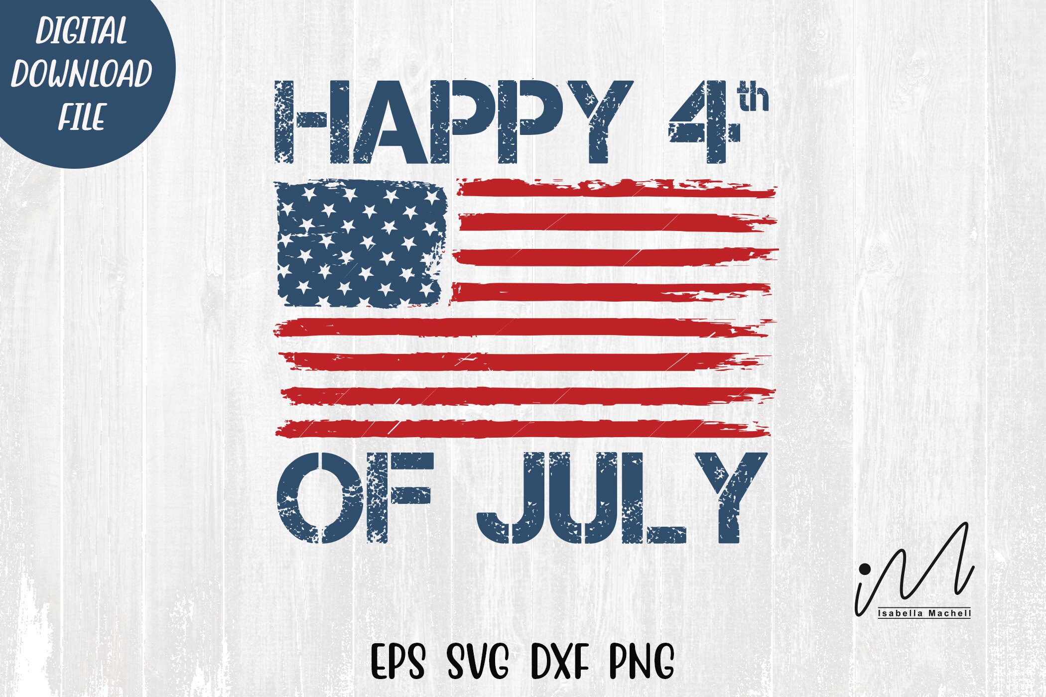 Happy 4th of July Svg - USA Independence Day T-shirt - USA Holiday ...