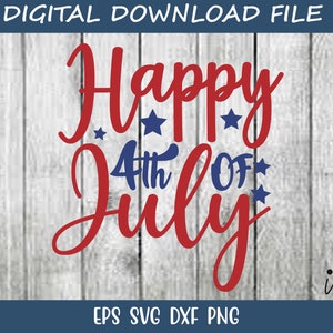 Happy 4th of July Svg, 4th July svg, Independence day Svg, USA Holiday, American Flag, 4th of July svg, 4th July t shirt svg image 5