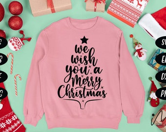 We wish you a Merry Christmas, Christmas svg, Cut files, Christmas  Cricut, Christmas Holiday, Svg, Christmas T-shirt, Winter sweatshirt svg