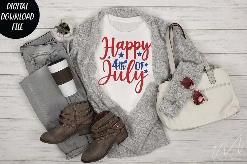 Happy 4th of July Svg, 4th July svg, Independence day Svg, USA Holiday, American Flag, 4th of July svg, 4th July t shirt svg image 2