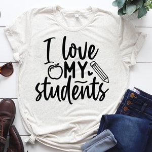 I love my students svg, Teacher voice svg cut files, Teacher t shirt svg, cut files, women t-shirt svg, funny teacher svg