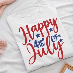 Happy 4th of July Svg, 4th July svg, Independence day Svg, USA Holiday, American Flag, 4th of July svg, 4th July t shirt svg image 1