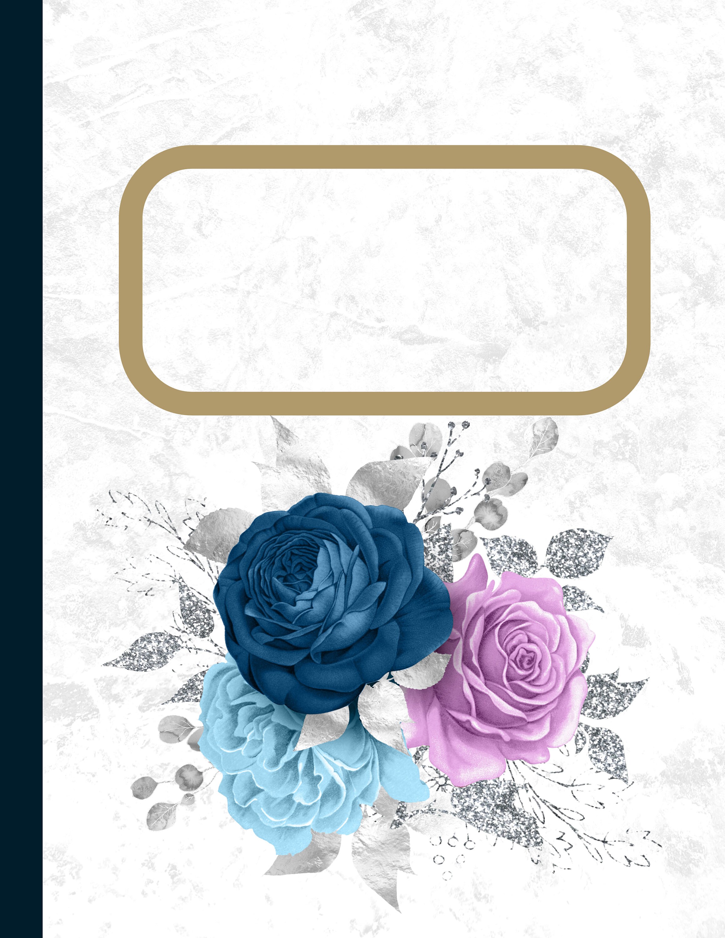 Pretty Floral Printable Binder Notebook Journal Covers Etsy UK