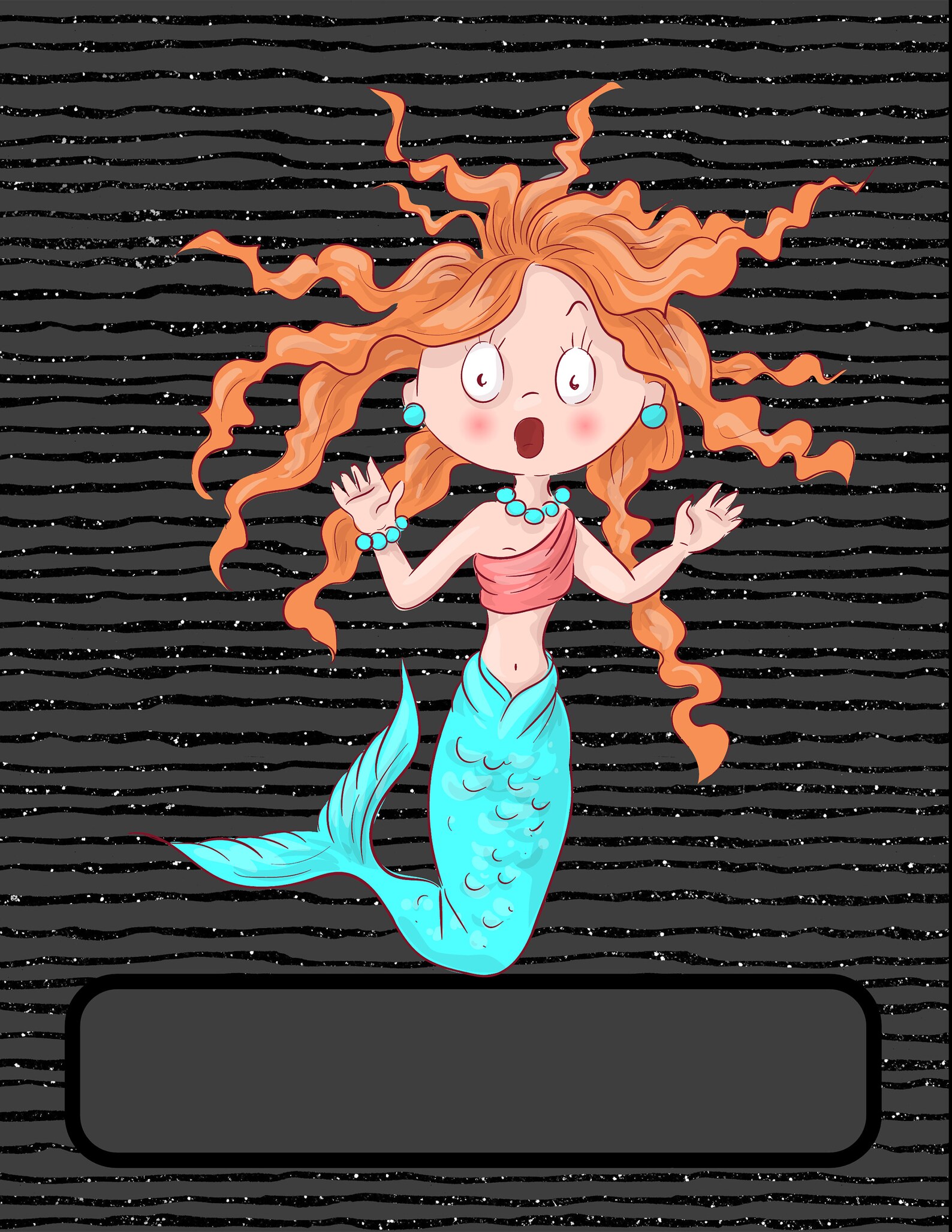 Funny Mermaid Printable Binder Notebook Journal Covers - Etsy