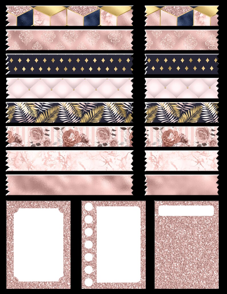 Digital Washi Tape for Goodnotes Planner Precropped Digital Etsy