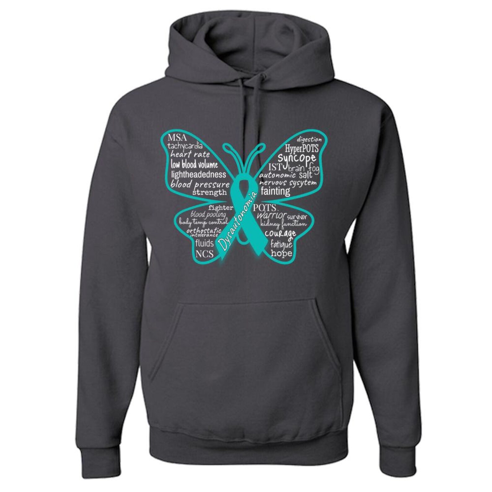 Dysautonomia Hoodie Dysautonomia Warrior POTS NCS MSA Shirts Etsy