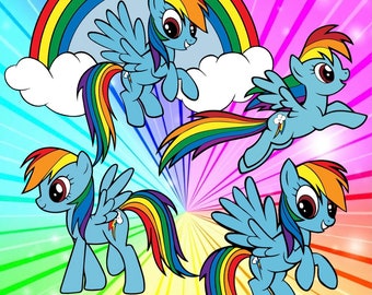 Download Rainbow Dash Svg Etsy