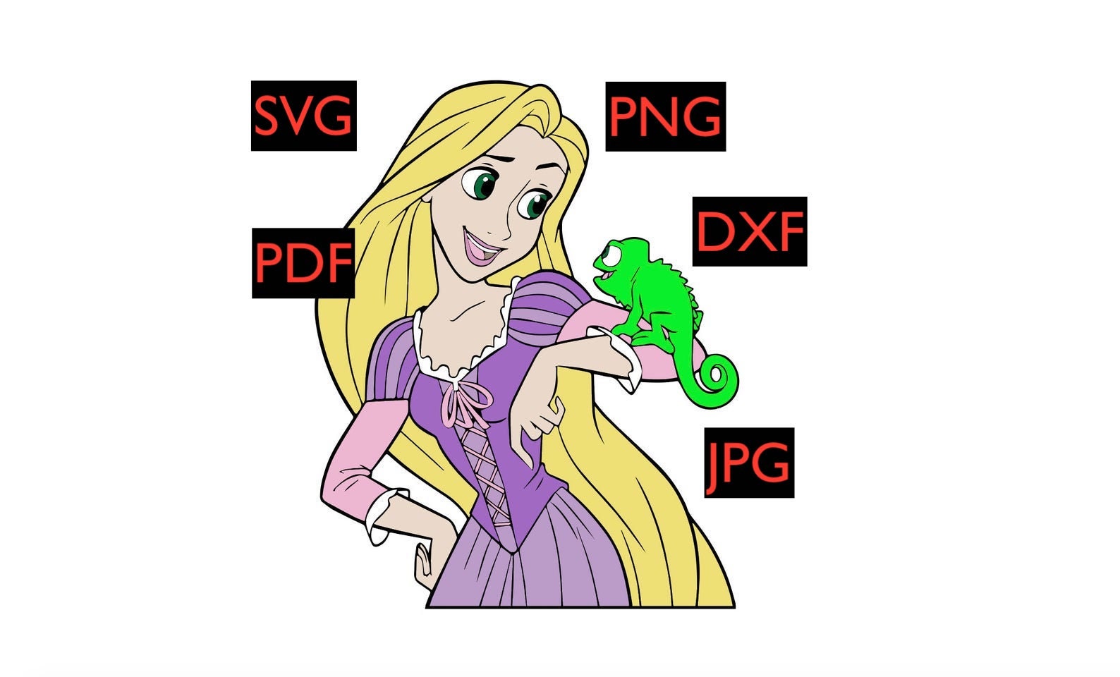 Rapunzel SVG | Etsy