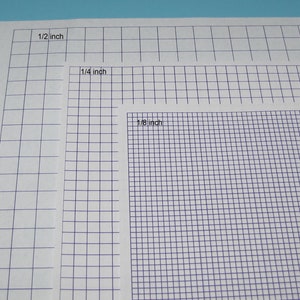 1/4 Inch Graph Paper Printable, Color Graph Pages, Download PDF Files ...