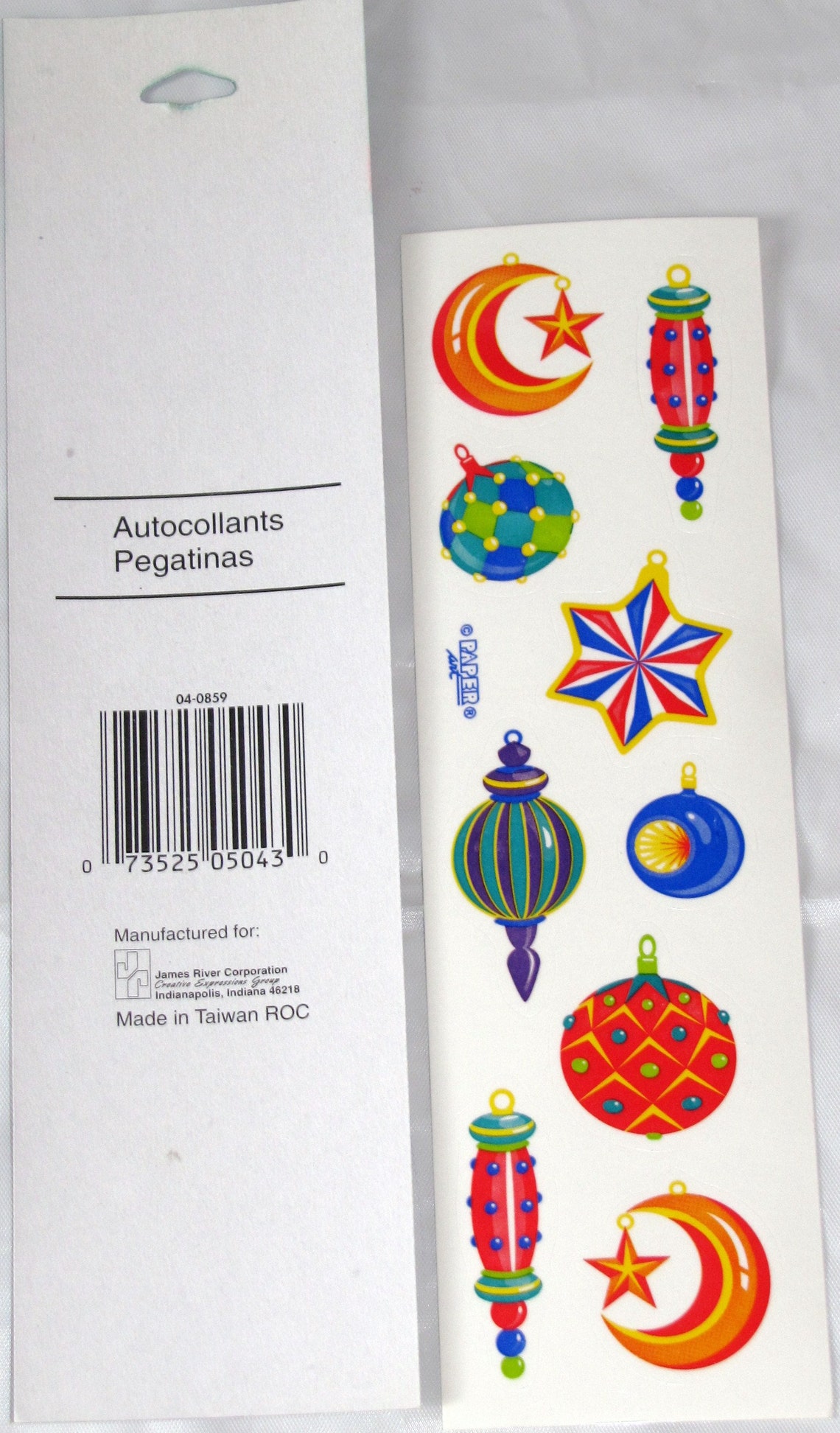 Christmas Ornament Stickers Holiday Ornament Stickers 040859 - Etsy UK