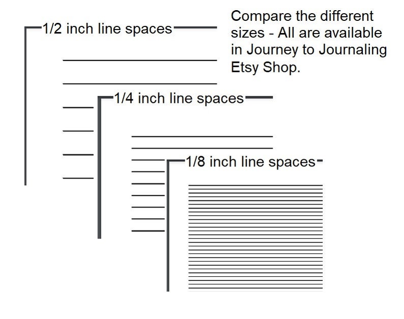 1/8 Inch Lined Paper Printable, Color Lined Pages, Download PDF Files ...