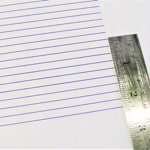 1/4 Inch Lined Paper Printable, Color Lined Pages, Download PDF Files ...