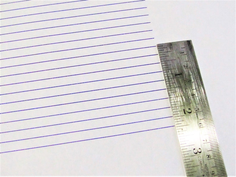 1/4 Inch Lined Paper Printable, Color Lined Pages, Download PDF Files ...