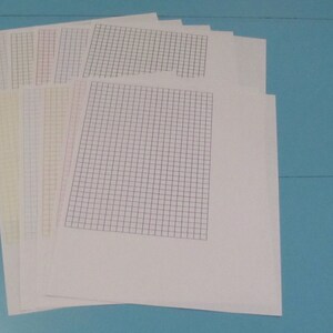 1/4 Inch Graph Paper Printable, Color Graph Pages, Download PDF Files ...